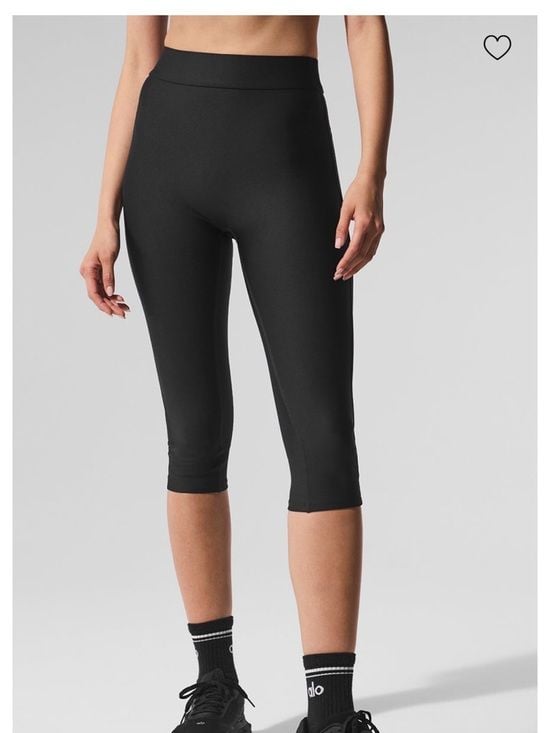 NWT ALO Airlift Mesh High-Waist Just Right Capri Leggings 9
