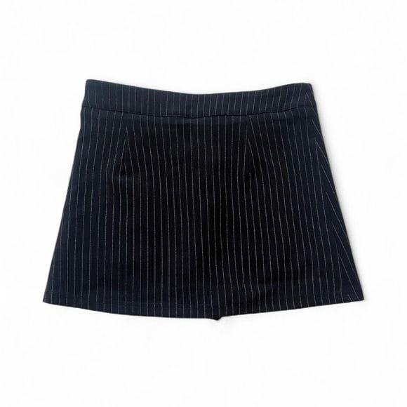 Tiger Mist Black Pinstripe Mini Skirt 4