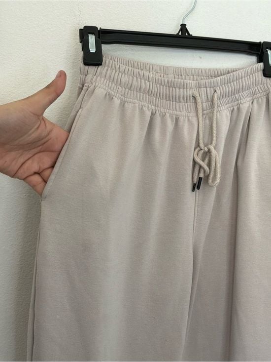 In Good State Beige Taupe Drawstring Jogger Sweatpants Size Small 6