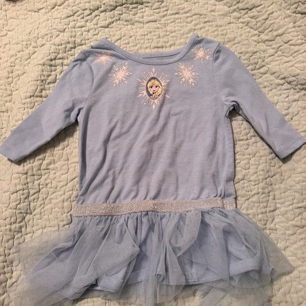 Disney Frozen II Elsa Tulle Tunic Top Size 4T