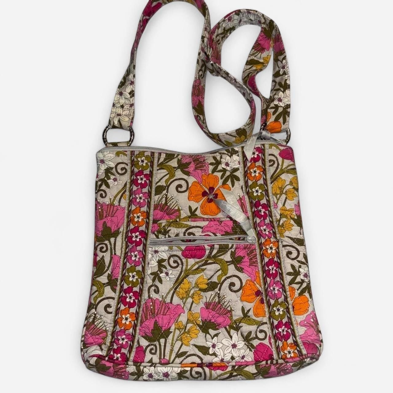 Vera Bradley Hipster Crossbody Bag Tea Garden Floral Print 2