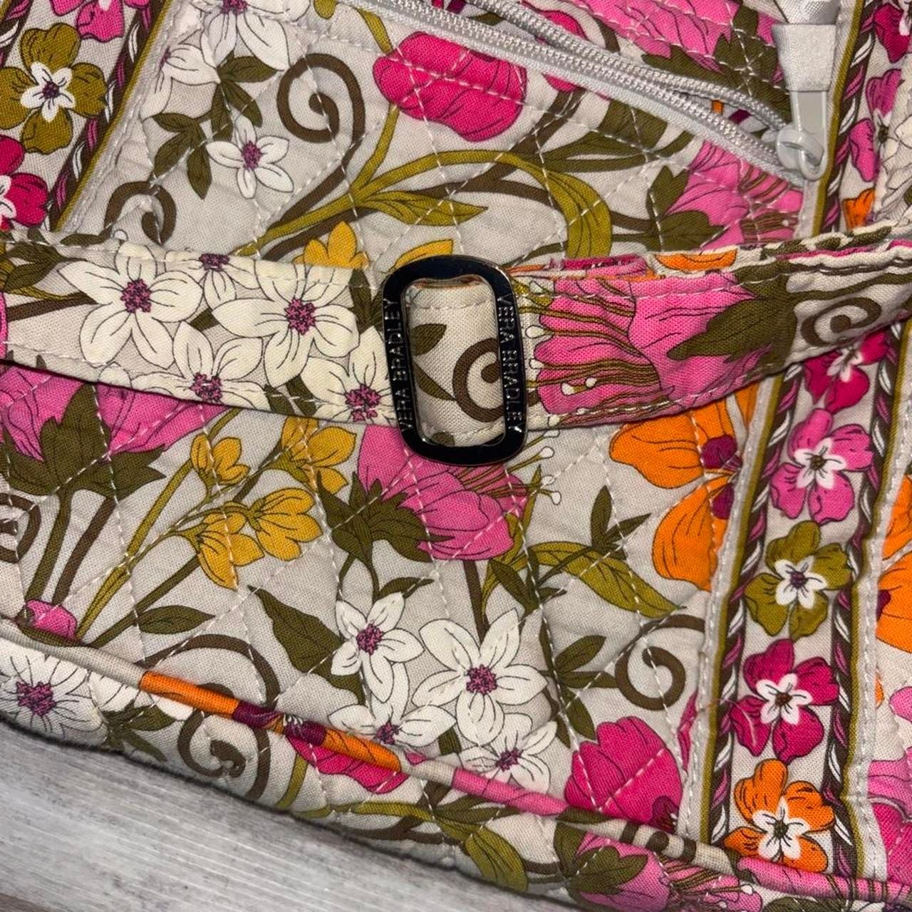 Vera Bradley Hipster Crossbody Bag Tea Garden Floral Print 4