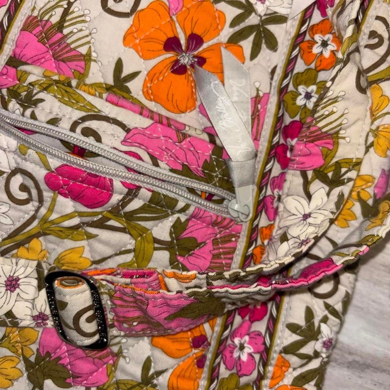 Vera Bradley Hipster Crossbody Bag Tea Garden Floral Print 5