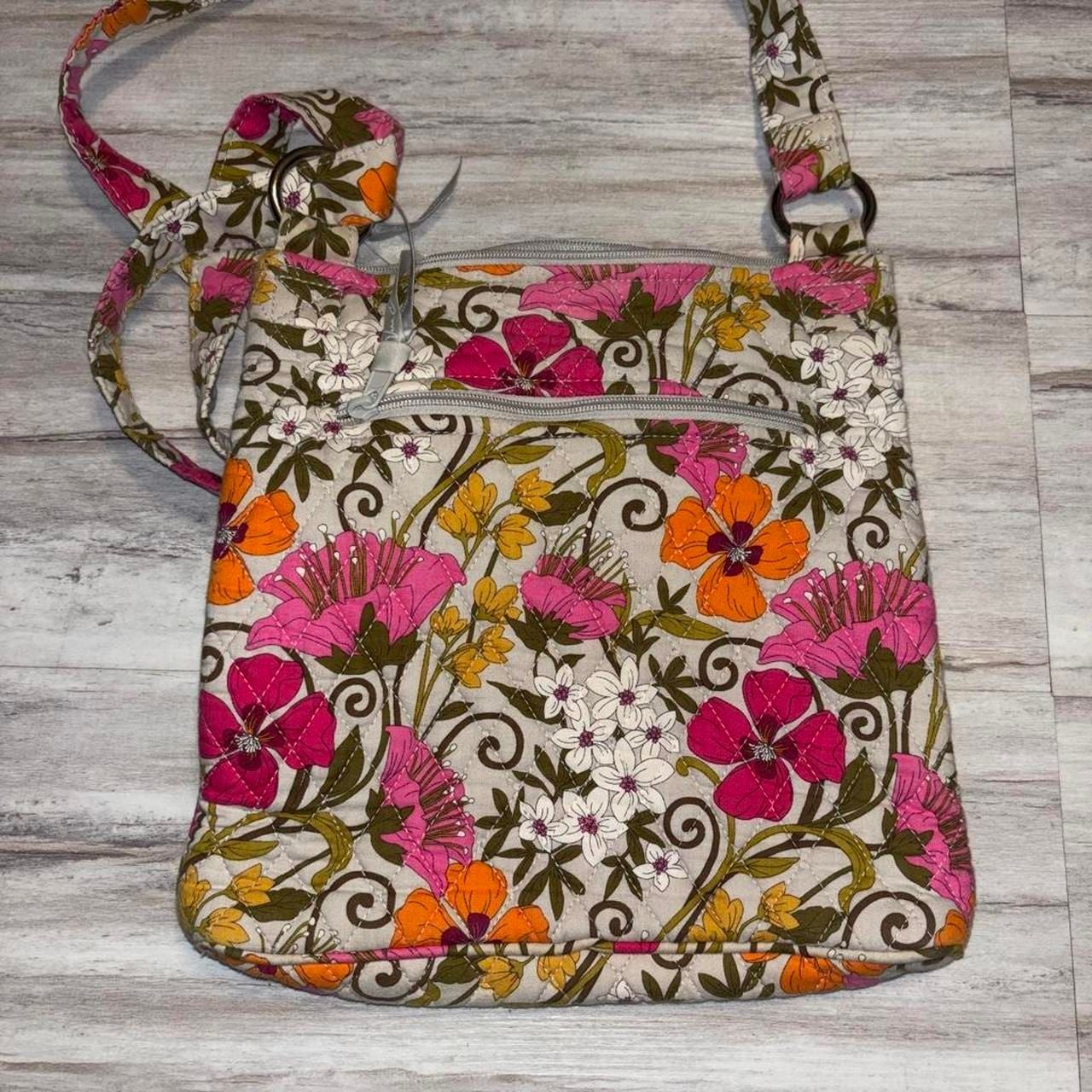 Vera Bradley Hipster Crossbody Bag Tea Garden Floral Print 6