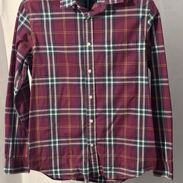 Purple Plaid Shirt