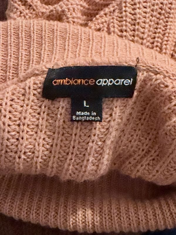 Pink Crop Sweater 4