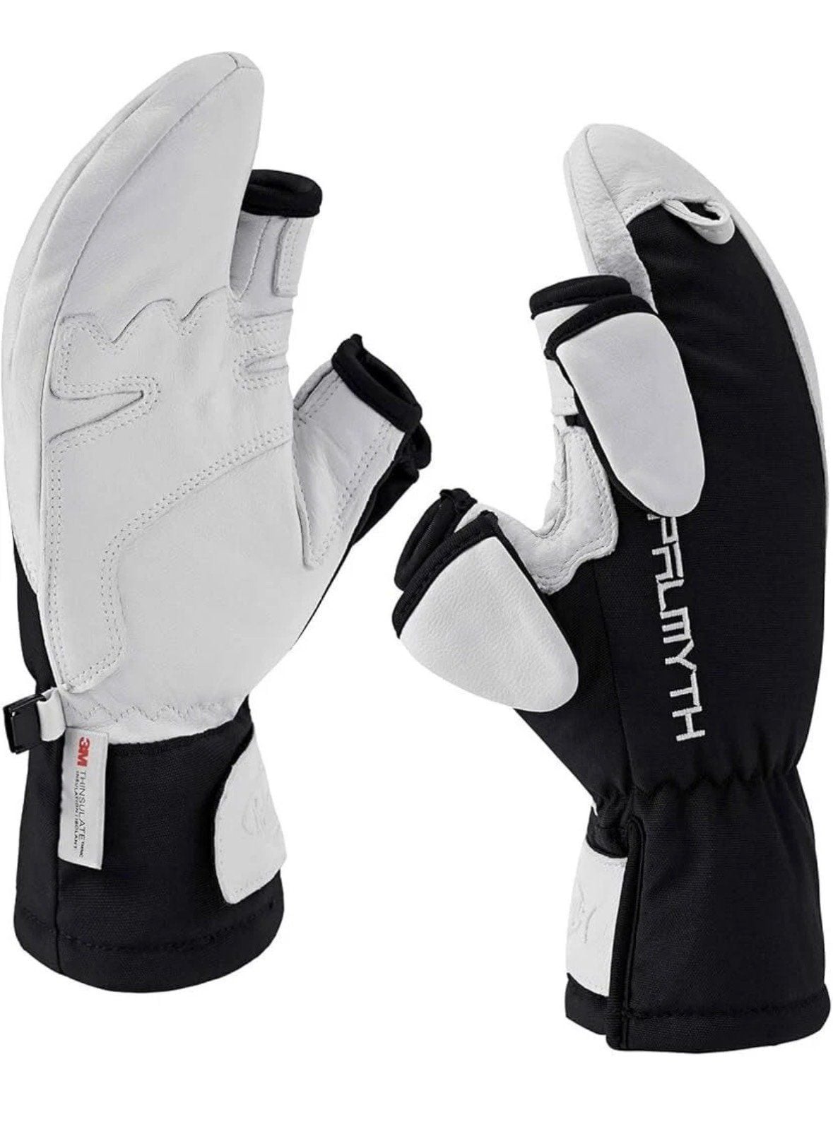 Palmyth Magnetic Leather Convertible Gloves/Mitten Ice Fishing large Ski 1