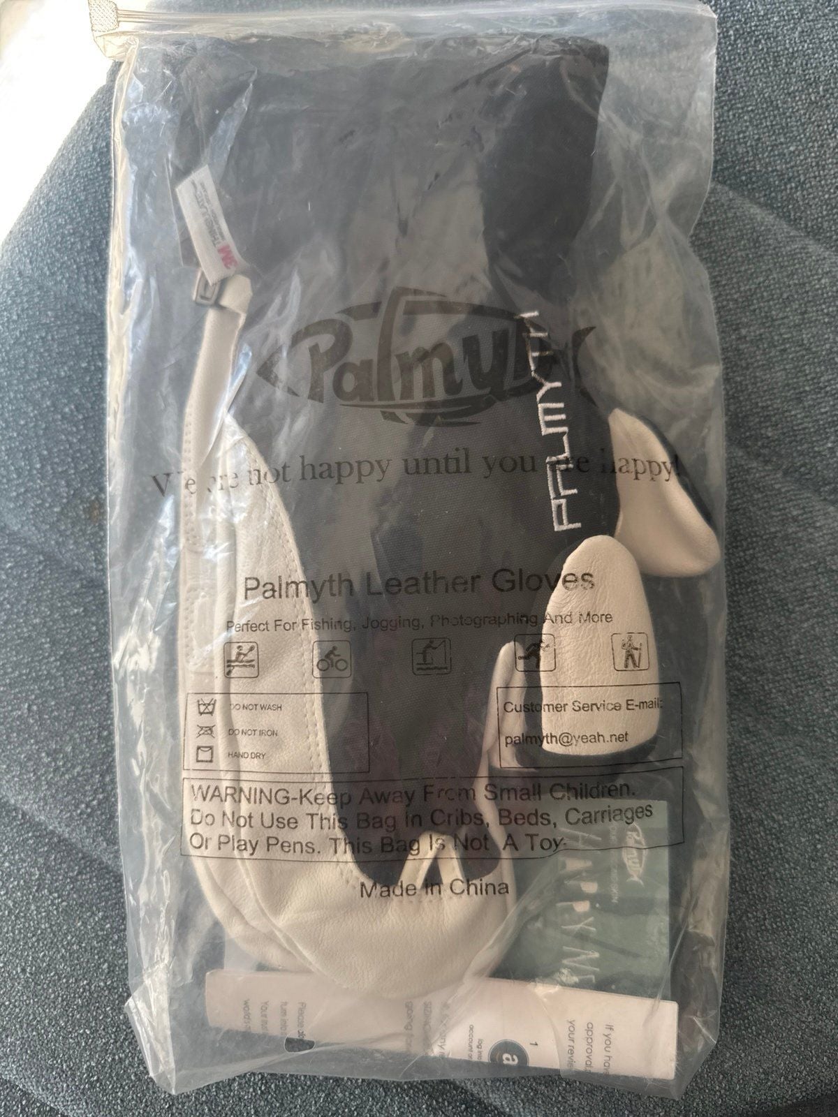 Palmyth Magnetic Leather Convertible Gloves/Mitten Ice Fishing large Ski 4