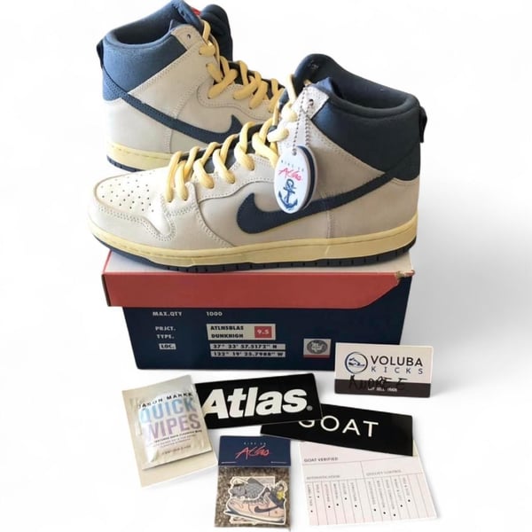 Nike SB Dunk High Atlas Lost At Sea Size 9.5 Special Box