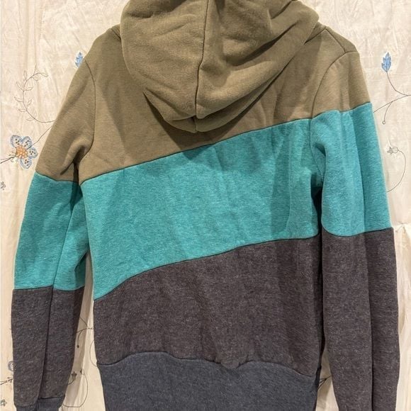 Cozy Cowl Neck Sweater in Olive, Teal, and Charcoal 9