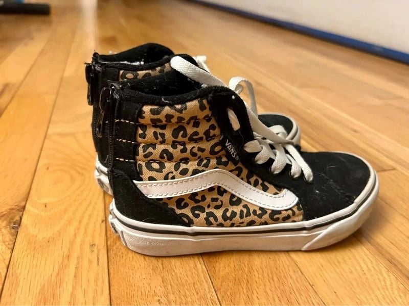 Vans Sk8-Hi Zip Cheetah Print High Top Sneakers 2