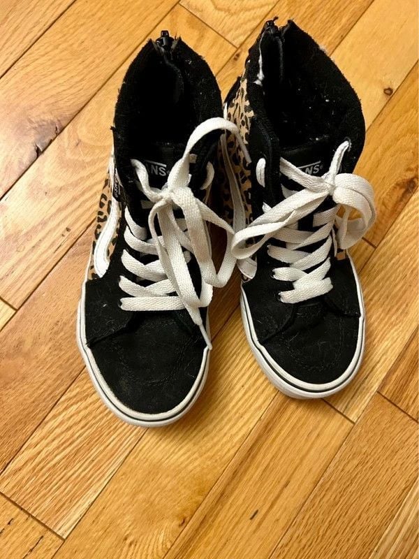 Vans Sk8-Hi Zip Cheetah Print High Top Sneakers 3