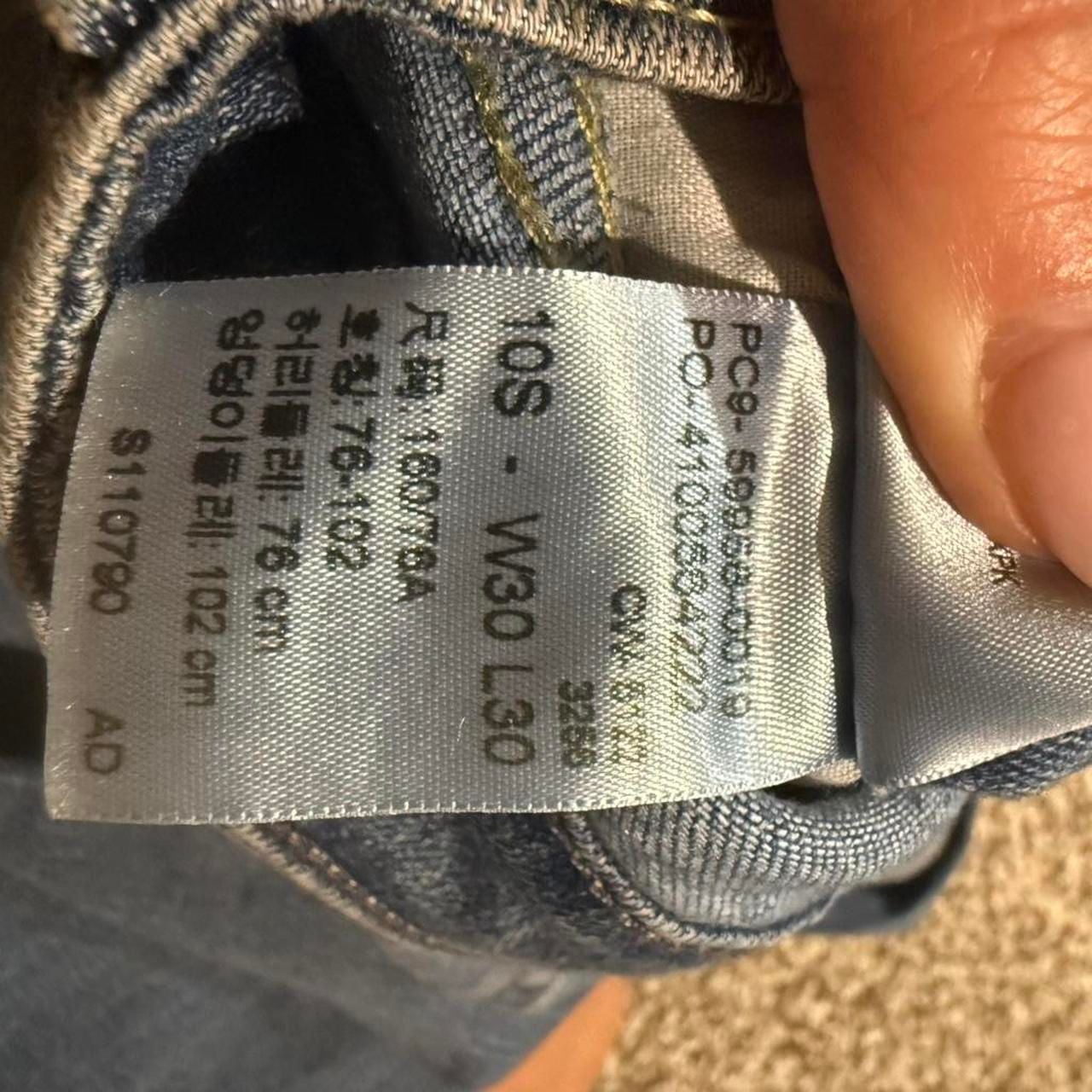Signature by Levi Strauss Mid-Rise Straight Jeans 10S W30 L30 Blue Denim 4