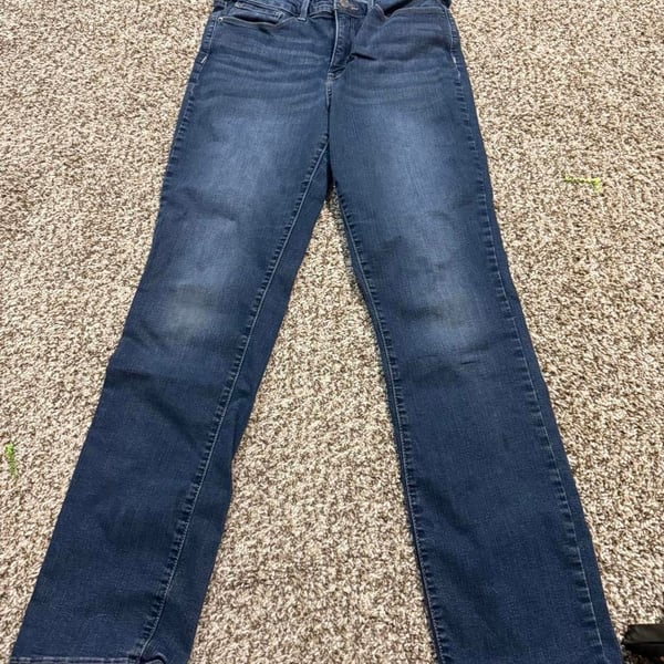 Signature by Levi Strauss Totally Shaping Straight Jeans Blue
