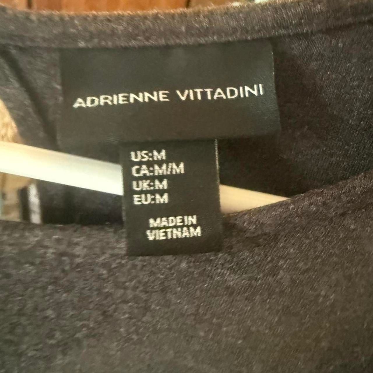 Adrienne Vittadini Dress Size M Gray Long Sleeve Workwear 3