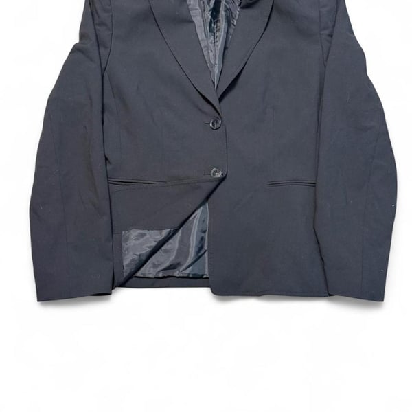 Mix by Tahari Black Blazer Size 12 Suit Jacket