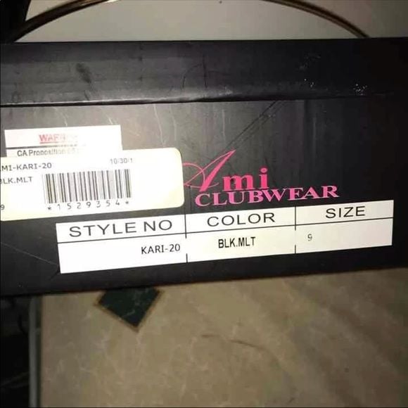 Black multicolored heels π 1