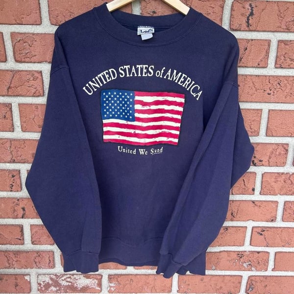Lee Sport United States of America Sweatshirt Navy Blue