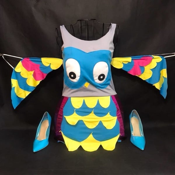 M Owl Dress Costume
