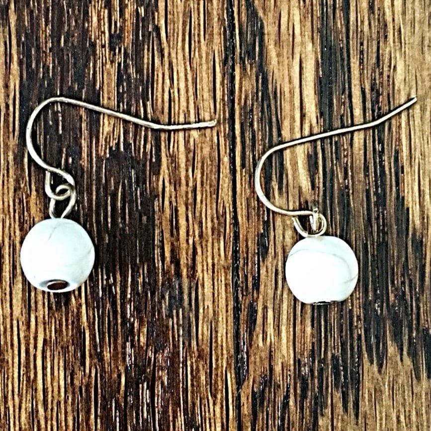 Geometric Howlite Necklace Set 6