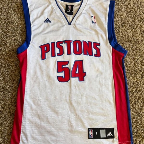 Adidas Detroit Pistons Maxiell 54 Jersey Size S