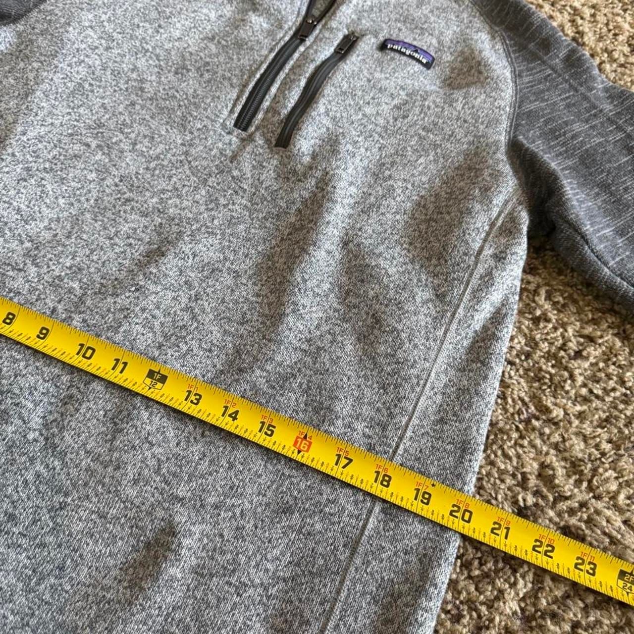 Patagonia Better Sweater 1/4 Zip Pullover Size M Gray Heather Fleece 8