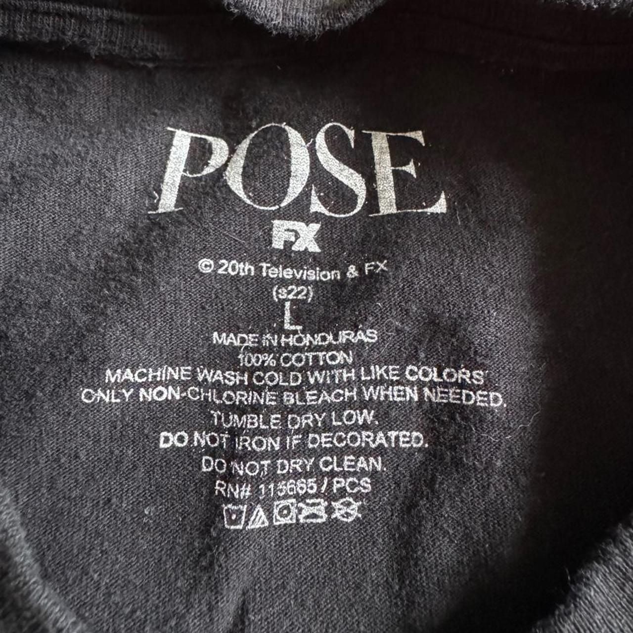 Pose FX The Category Is T-Shirt Size L Black Cotton TV Show 4
