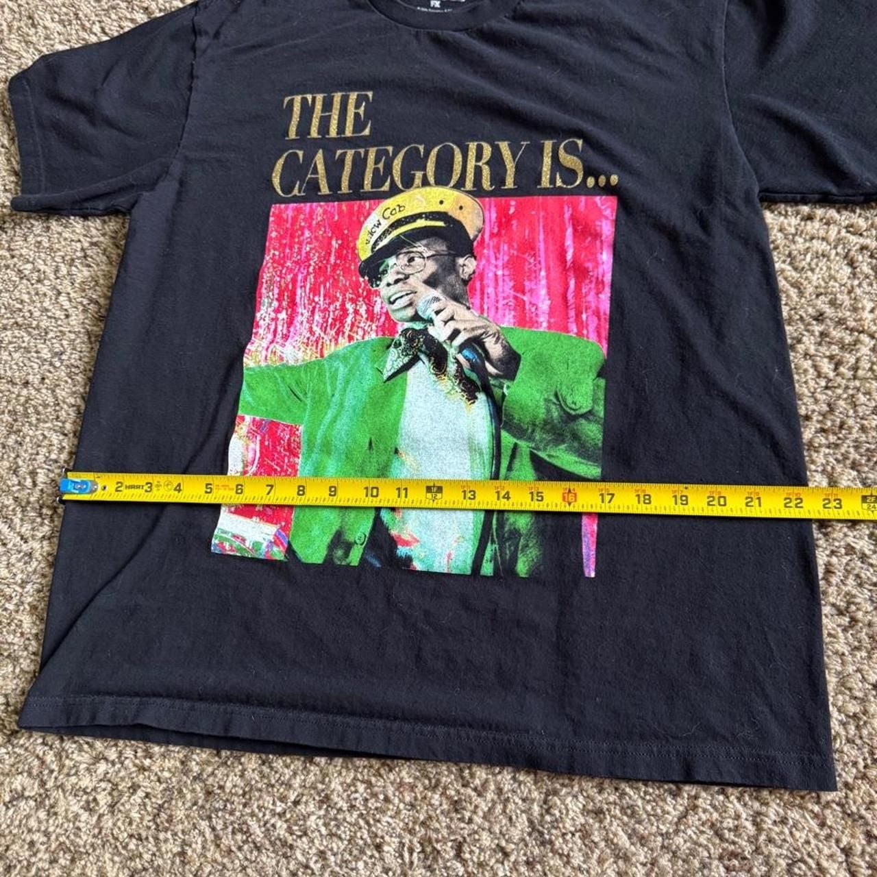 Pose FX The Category Is T-Shirt Size L Black Cotton TV Show 7