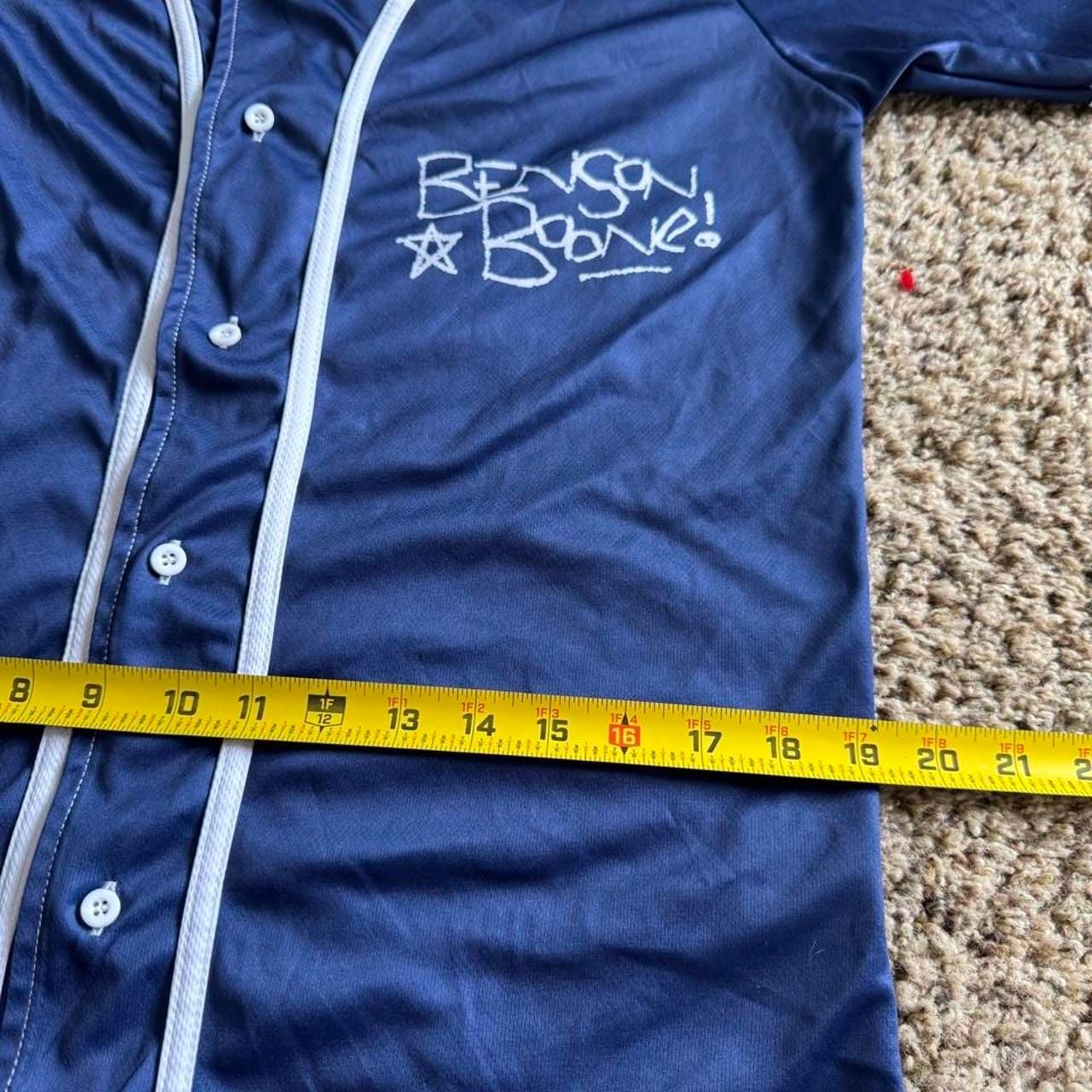 Benson Boone American Heart Tour Baseball Jersey Blue 4