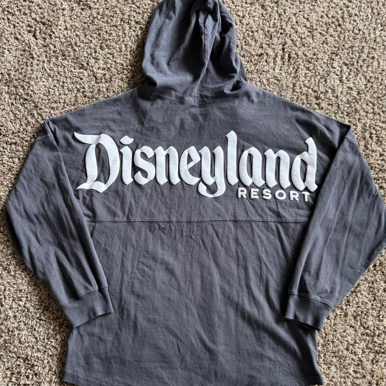 Disney Spirit Jersey Disneyland Resort Hoodie Size L Gray 2