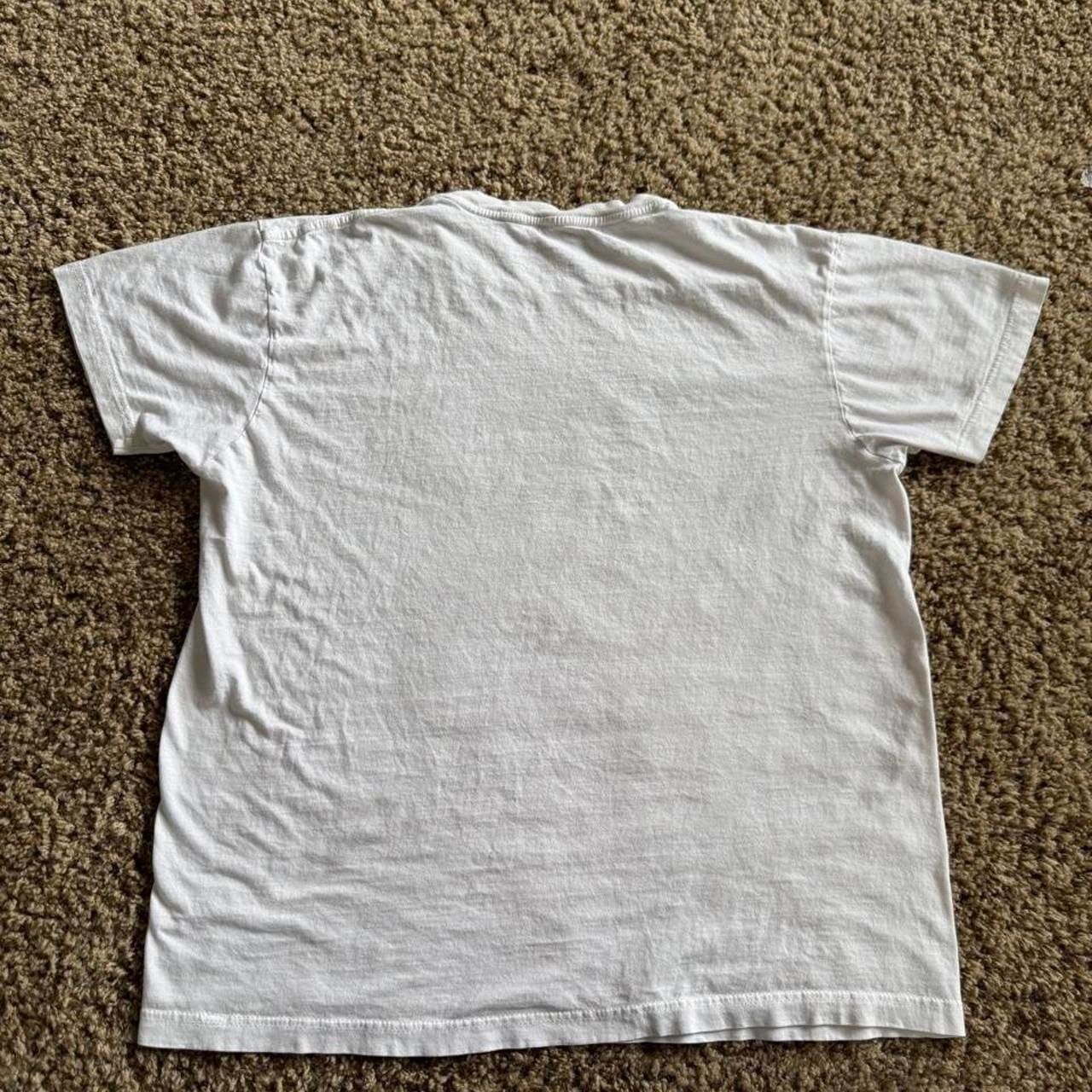 Quiksilver T-Shirt Size L White Boardriding Co Surf Skate Tee 3