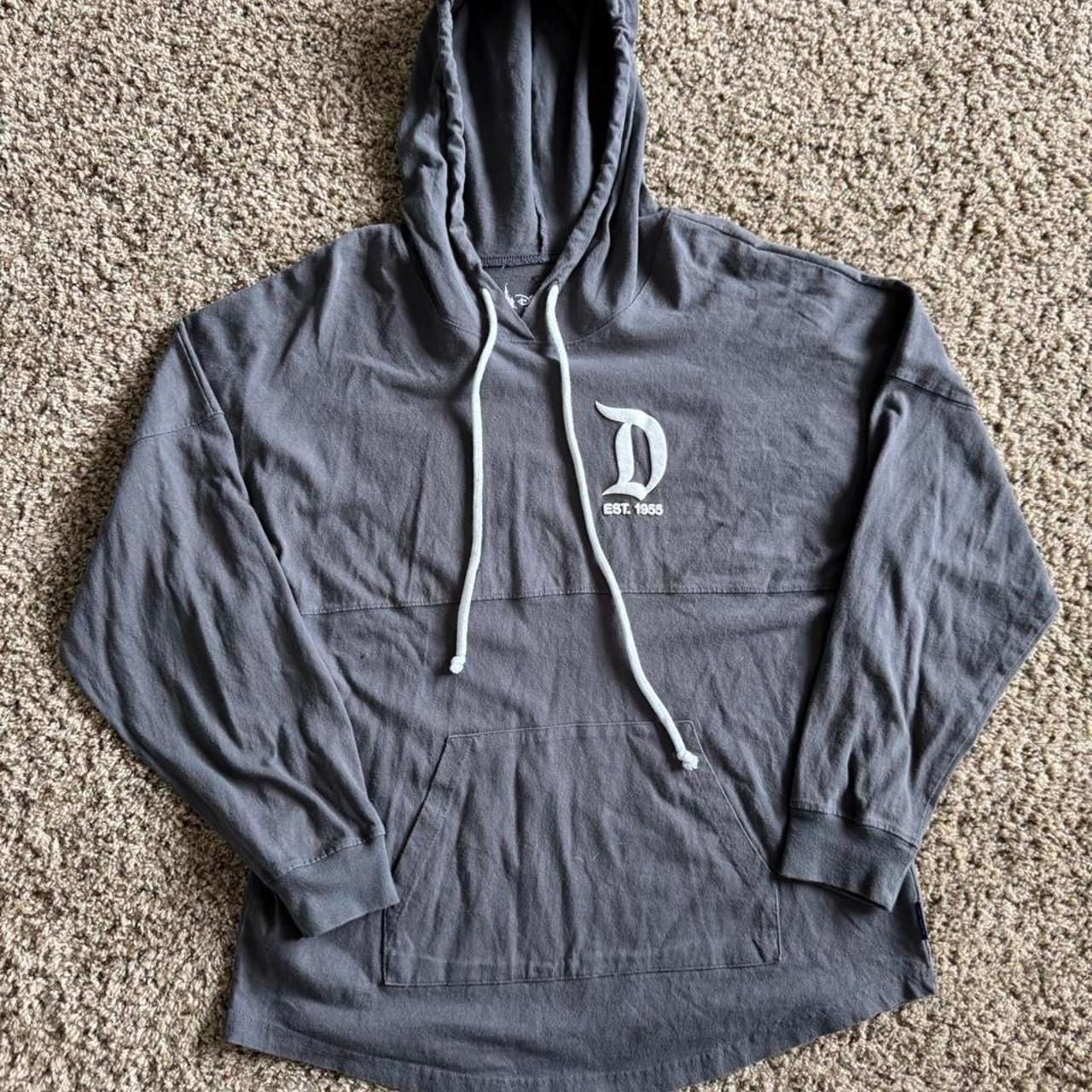 Disney Spirit Jersey Disneyland Resort Hoodie Size L Gray 3