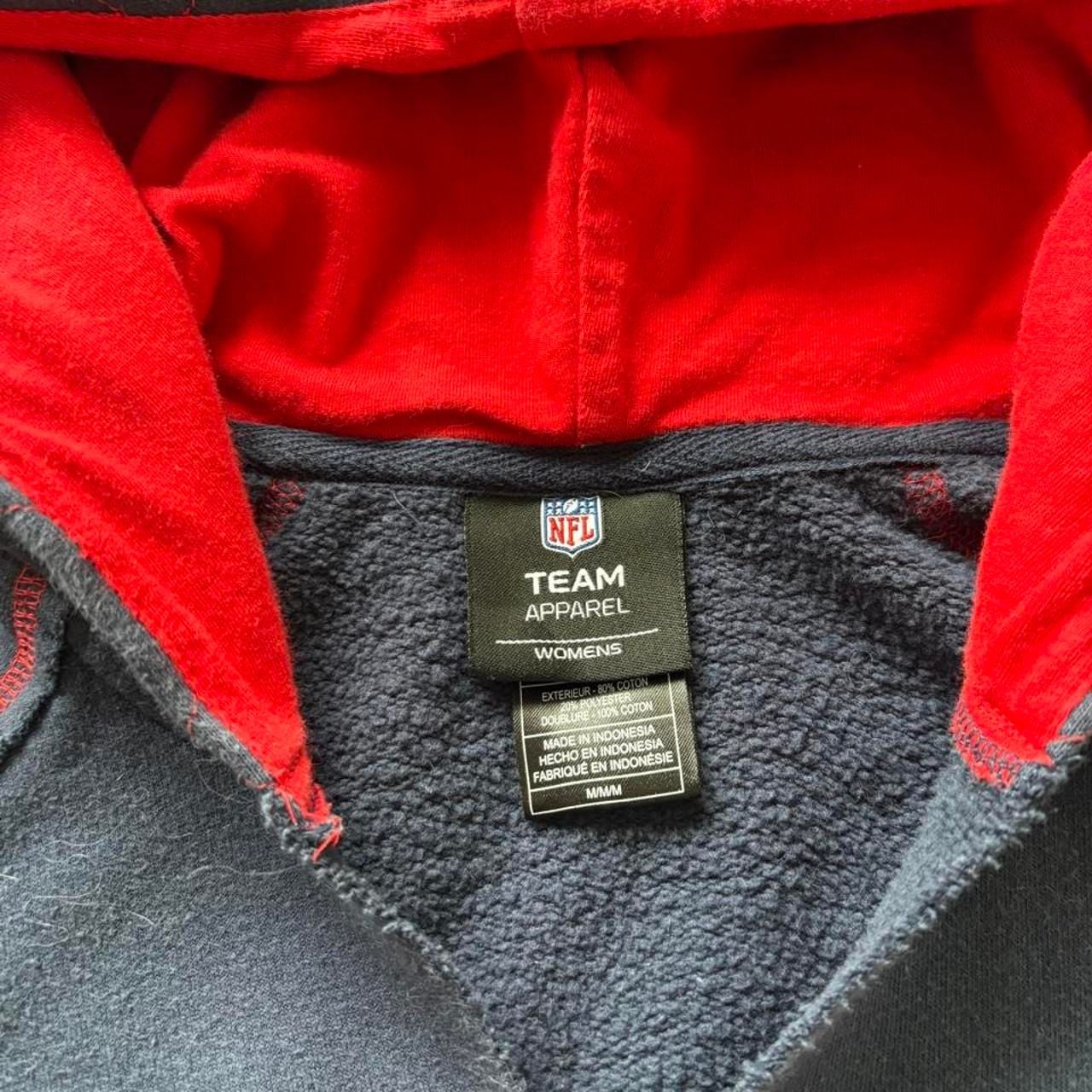 NFL Team Apparel New England Patriots Hoodie Size M Navy Blue 4