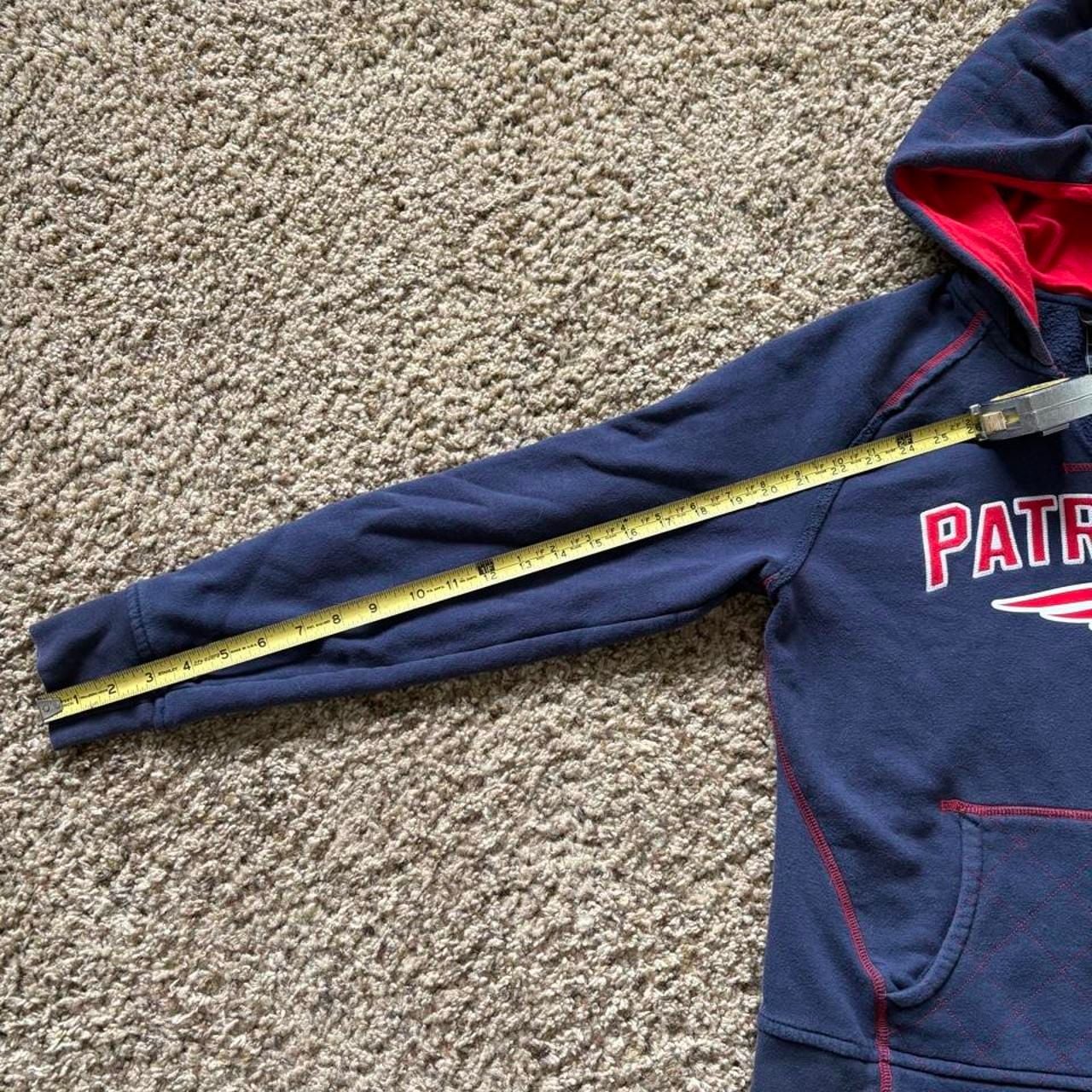 NFL Team Apparel New England Patriots Hoodie Size M Navy Blue 7