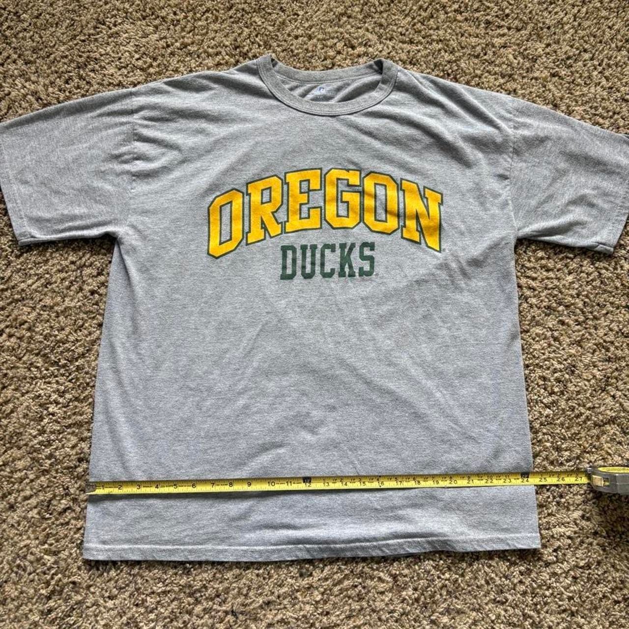 Russell Athletic Oregon Ducks T-Shirt Size XL Gray Collegiate 7