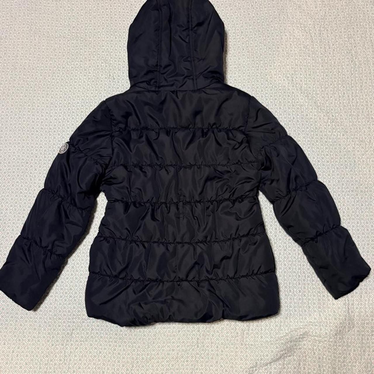 Jessica Simpson Puffer Jacket Size M/10-12 Black Winter Coat 3