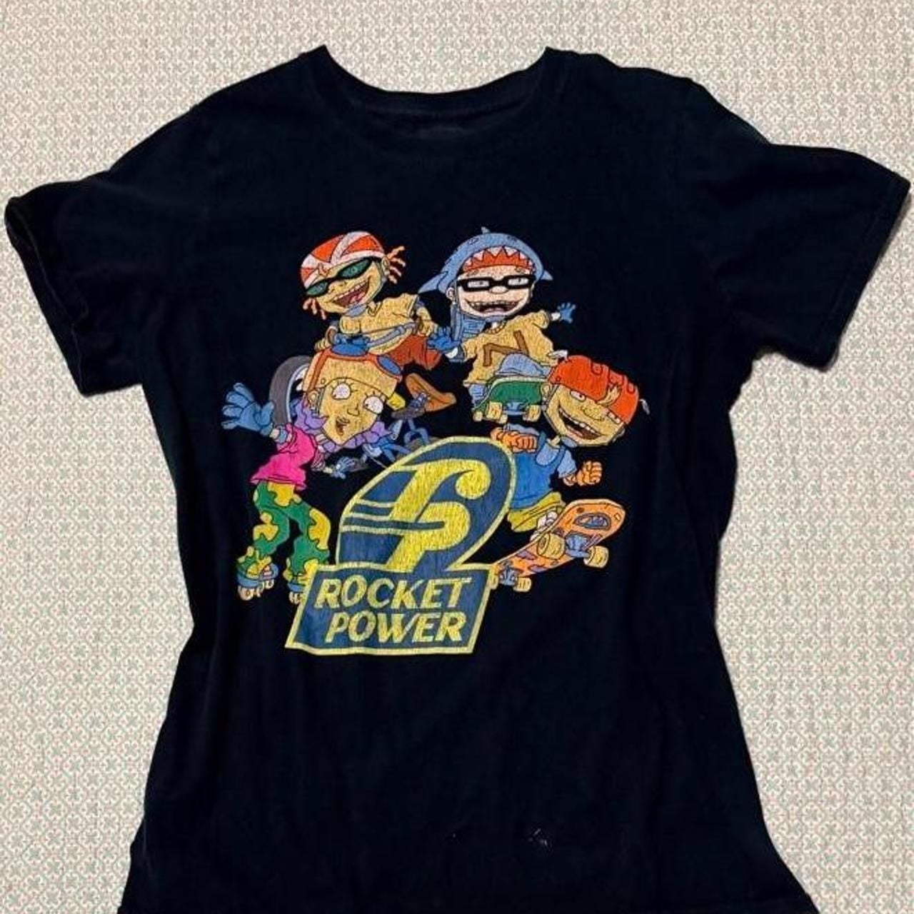 Nickelodeon Rocket Power Graphic T-Shirt Size S Black Cartoon 2