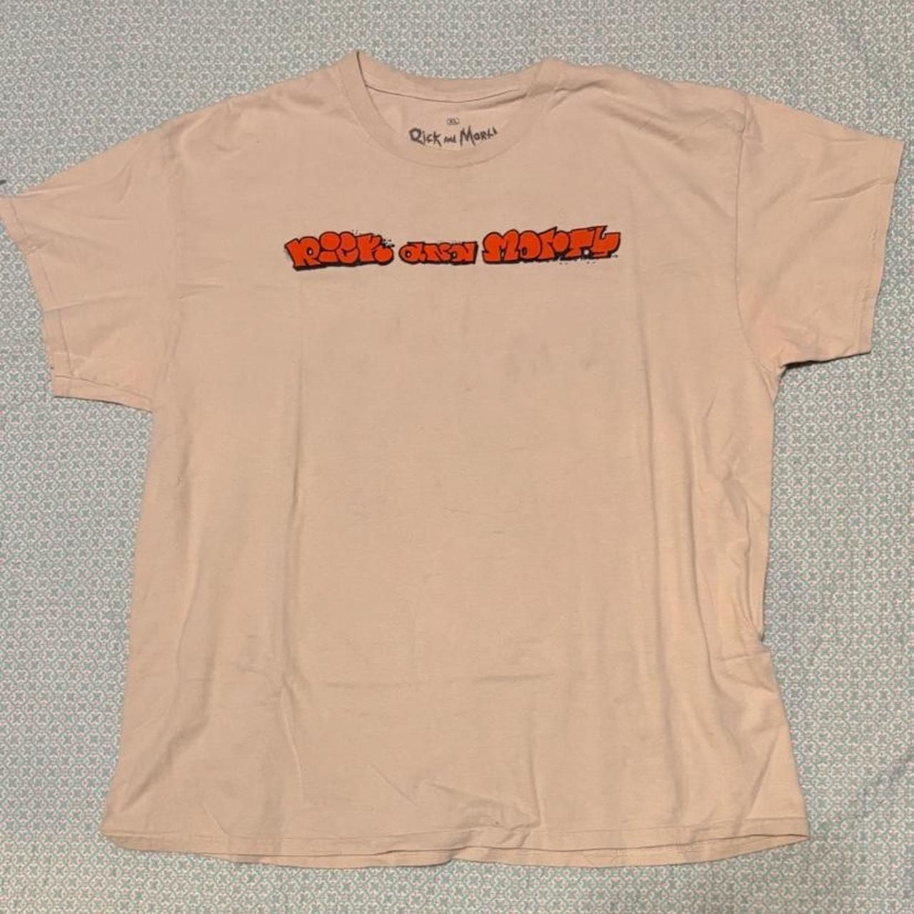 Ripple Junction Rick and Morty Graphic T-Shirt XL Tan 100% Cotton 2