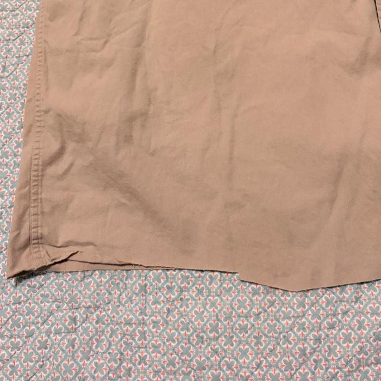 Sun River Clothing Co. Button Up Shirt XL Tan Short Sleeve Cotton 5