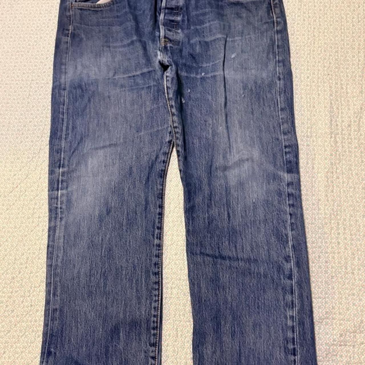 Levi's 501 Jeans W40 L29 Blue Denim 2