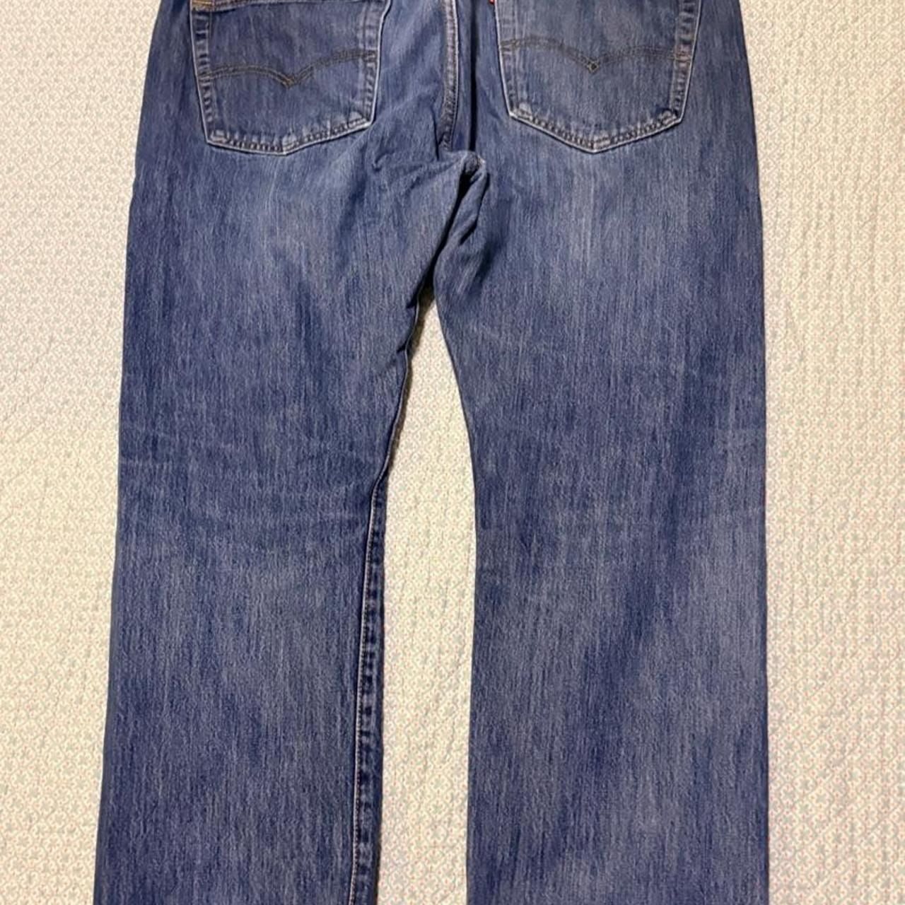 Levi's 501 Jeans W40 L29 Blue Denim 3