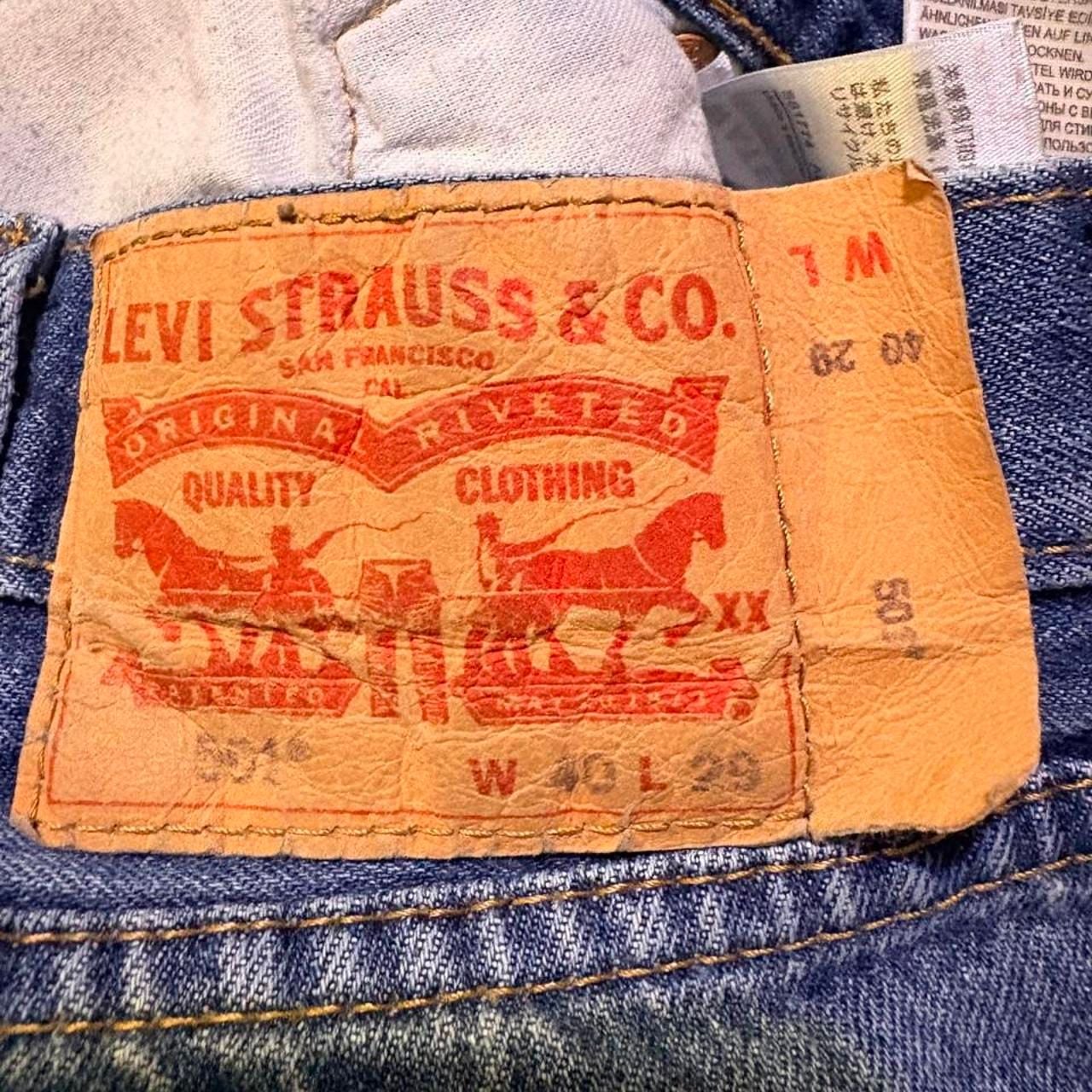 Levi's 501 Jeans W40 L29 Blue Denim 4