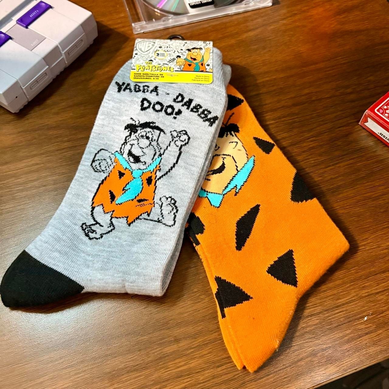 The Flintstones Fred Flintstone 2-Pack Socks Size 6-12 1