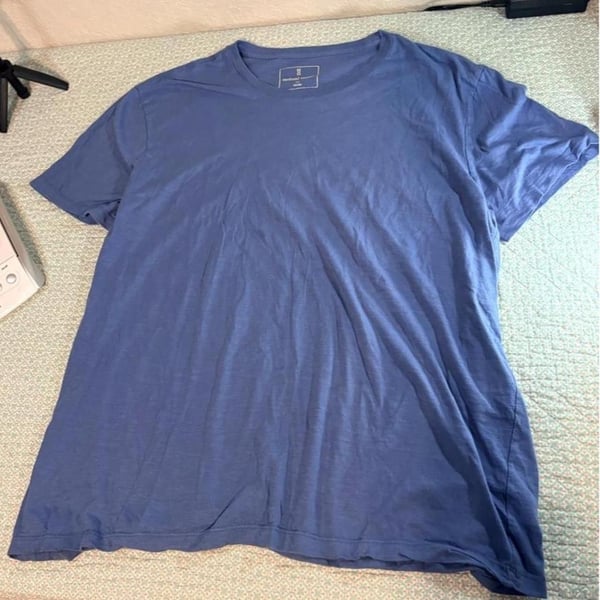 Mutual Weave Blue T-Shirt Size XXL Crewneck Short Sleeve Casual Top