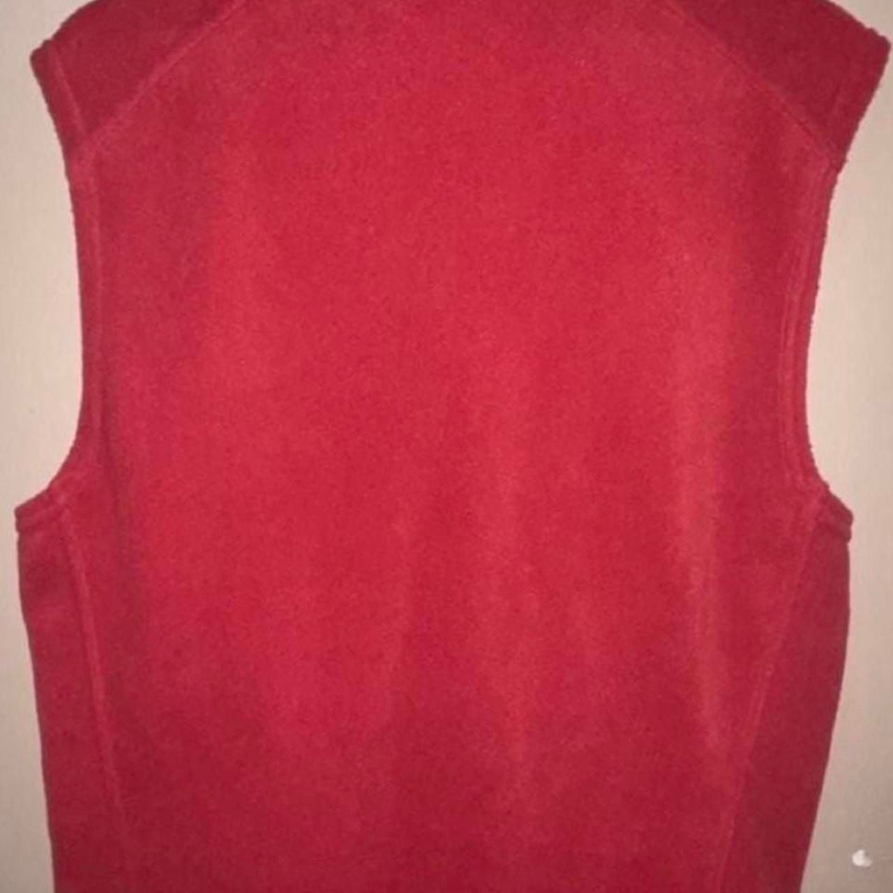 Columbia Alabama Crimson Tide Fleece Vest Size M Red 3