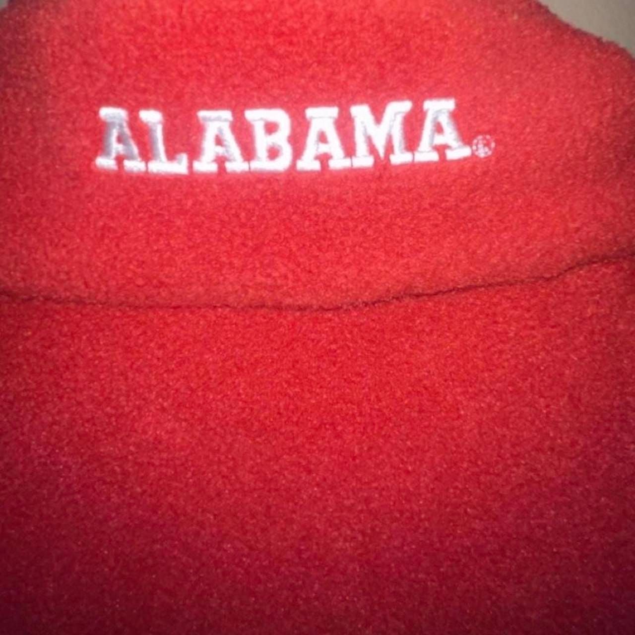 Columbia Alabama Crimson Tide Fleece Vest Size M Red 4