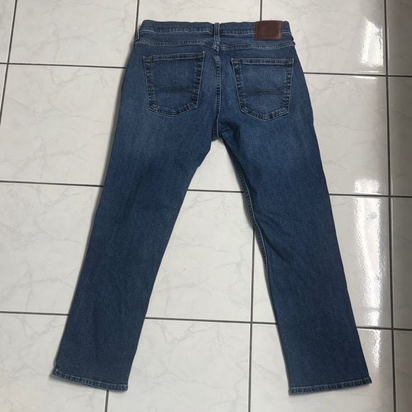 Hollister Men's Slim Straight Jeans in Blue 32x30 6