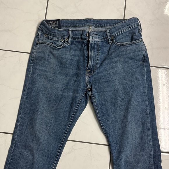 Abercrombie & Fitch Light Blue Super Skinny Jeans 34x32 3