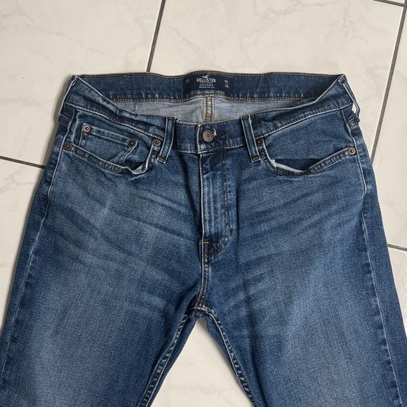 Hollister Men's Slim Straight Blue Jeans Epic Flex 32x30 3