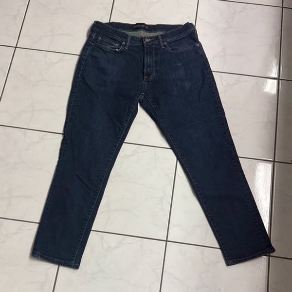 Abercrombie & Fitch Dark Blue Athletic Skinny Stretch Jeans 32x30